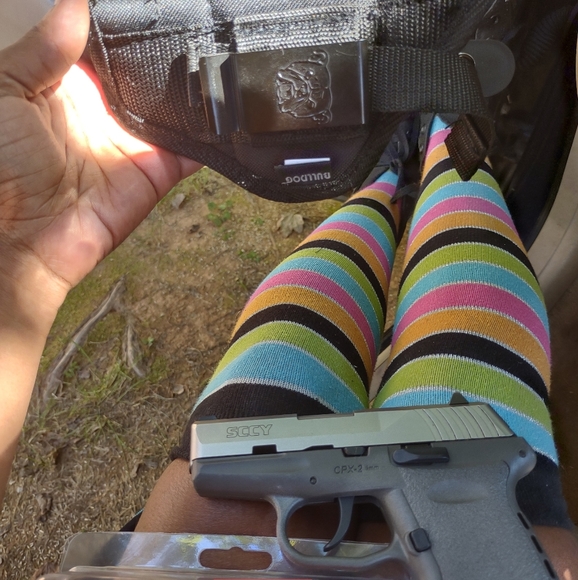 Adjustable Black Bulldog Gun Holster Open 👐 Carry 🖤 - Picture 7 of 10